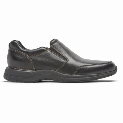 Rockport Edge Hill 2 Double Gore Freizeitschuhe Herren Schwarz VYL-380125